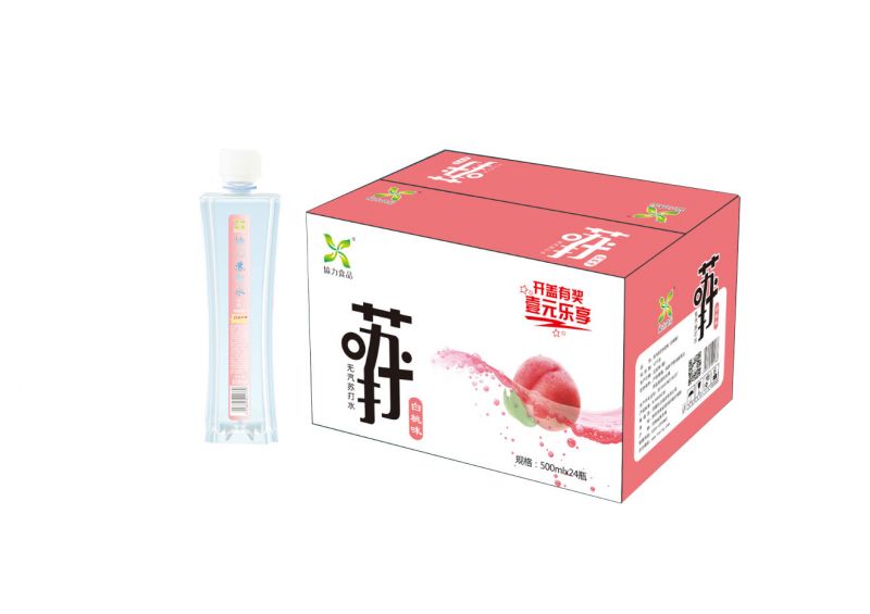 白桃味 苏打水500ml*24瓶